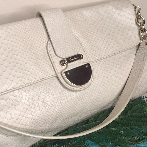 Cole Haan Handbags - Leather Cream Cole Haan Should Bag